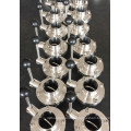 Sanitary Stainless Steel Butterfly Valve Food Grade 304/316L Tc Clamp/Weld/Thread/Male-Female Connection CNC Machine